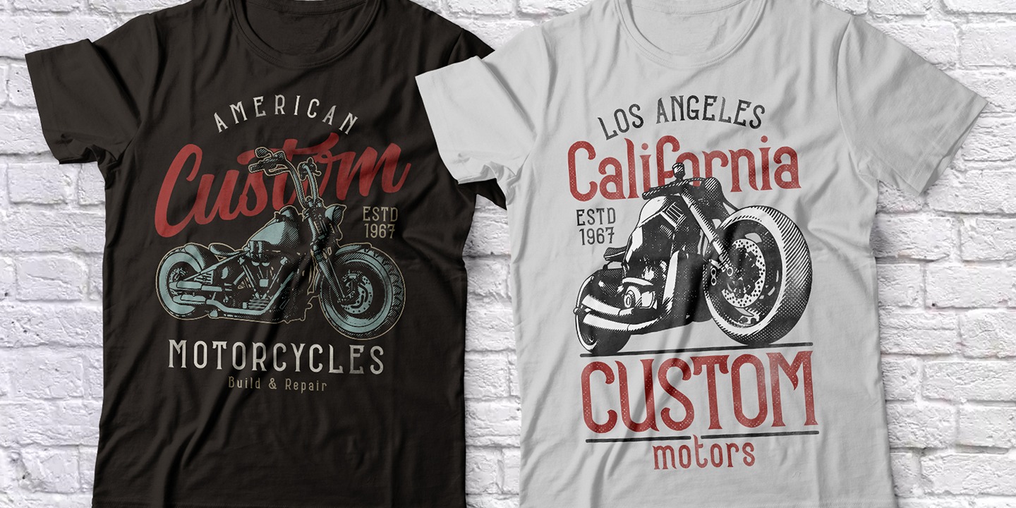 Example font Bobber Motorcycles #2